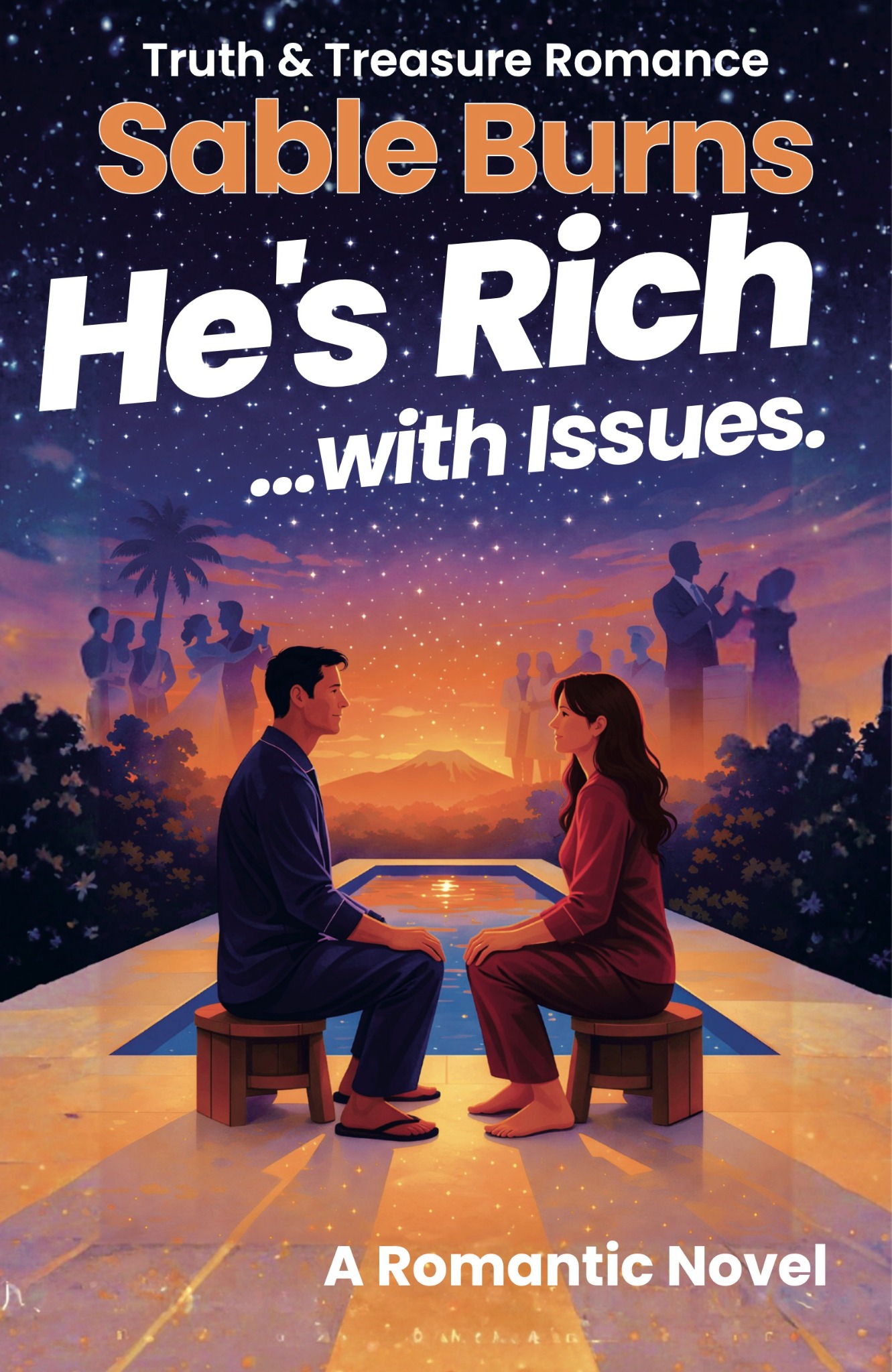Cover of He's Rich with Issues by Sable Burns